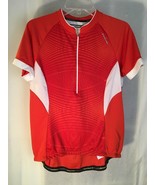 NISHIKI Men&#39;s SS Polyester 1/2 Zip Cycling Jersey Multi Red Sz MD NWT MS... - £8.17 GBP