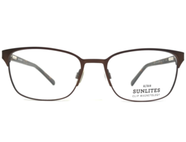 Altair Sunlites Eyeglasses Frames SL4023 200 MATTE BROWN Rectangular 53-18-145 - £36.52 GBP