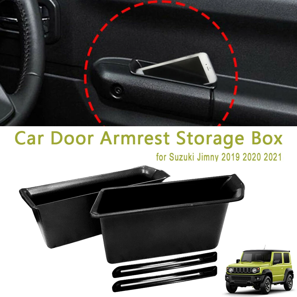 For Suzuki Jimny Sierra JB64 JB74 Door Inner Armrest Storage Box Containers - £11.76 GBP