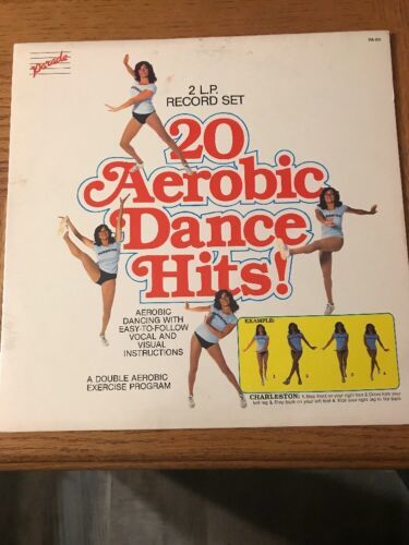 Vintage 20 Aerobica Dance Hits ! 2 Registrazione LP Set Parade Records A... - $35.52