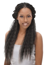 Femi Collection Wet &amp; Wavy Bulk Indian Human Hair 20&quot; Natural Black New - £15.65 GBP
