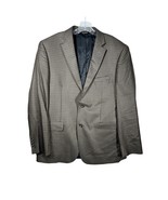 Jos A Bank Sport Coat Mens 44L Traditional Fit Wool Blend Brown Black Check - $60.56