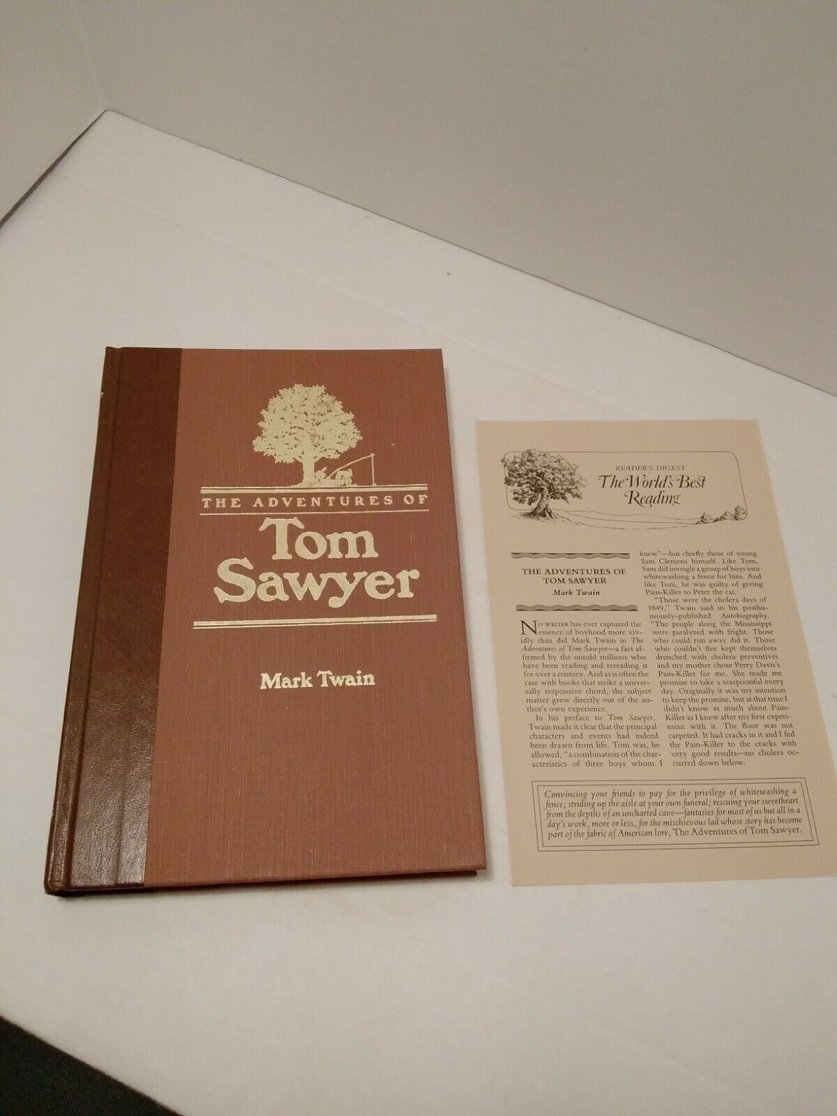 The Adventures Of Tom Sawyer~ Mark Twain~ Readers Digest 1990 Fifth ...