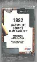 Nashville Sounds 1992 Fleer Pro Baseball Trading Card Sealed Team Set - £12.51 GBP