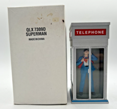 1995 Hallmark Superman Telephone Booth Light &amp; Motion Store Display U248 - £11.71 GBP