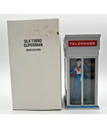 1995 Hallmark Superman Telephone Booth Light &amp; Motion Store Display U248 - £12.01 GBP