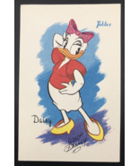 Vintage 1950s Walt Disney Tobler Chocolates Daisy Duck Postcard France - £13.85 GBP