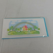 Paper Magic Group Wishing Rainbow Greeting Card House Yard Sky Sunshine Envelope - £3.20 GBP