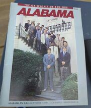 1984 Alabama - LSU Football Game Program 11.10.1984 - $14.99