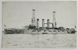 Battleship USS GEORGIA with Sailors by C.E. Waterman Postcard S20 - £11.75 GBP