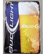 Bud Light Distressed Man Cave Décor 8X12 In Metal Tin Sign - £14.70 GBP