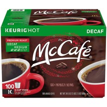 McCafe DECAF Premium Roast Coffee 94 to 188 Keurig K cups Pick Any Size - £51.14 GBP+