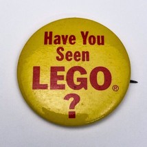 Vintage Have You Seen Lego? Lego Pin Pin Back Button Rare Advertising Piece - £39.66 GBP