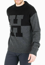 Tommy Hilfiger Men&#39;s Oversized Innovative Mock Neck Wool Sweater B4HP - £43.91 GBP