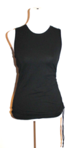 Lululemon Cinched Tie Side Black Tank Top Size 4/6 Small S - £17.77 GBP