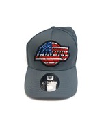 Ultra Game Mens Los Angeles Lakers Hat Cap USA Flag Gray One Size Fits Most - $18.47