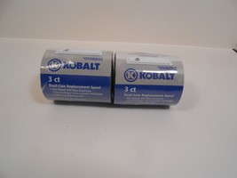 Kobalt #0506892 Dual-Line Replacement Spool .065&quot; 3 Count Pack NEW lot of 2 - £12.56 GBP