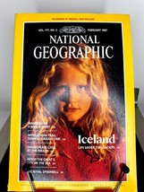 National Geographic magazine February 1987 VOL.171, NO.2 + Map of New England  - £7.81 GBP