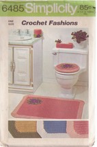 Simplicity Pattern 6485 Crochet Instructions For Bathroom Accessories - £3.06 GBP