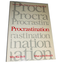 Procrastination Why You Do It What to Do about It by Lenora K Yuen - $2.96