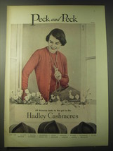 1948 Peck and Peck Hadley Cashmeres Ad - photo by Tom Palumbo - All America - $18.49