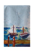 Betsy Drake Two Sailboats Beach Towel - £54.50 GBP