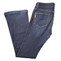 PAIGE Denim Skyline Low Rise Boot Cut Jeans Dark Wash USA - Size 27 - £26.63 GBP