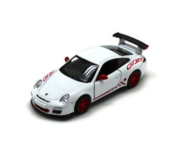 5" Porsche 911 GT3-RS White Hardtop 1:36 Scale Pull-Back Action! - $11.99