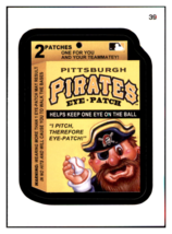 2016 Topps MLB Wacky
  Packages Pirates Eye Patch   Pittsburgh
  Pirates Basebal - £1.27 GBP