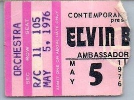 Vintage Elvin Bishop Ticket Stub Can 5 1976 Houston Texas-
show original... - $53.19