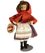 Little Red Riding Hood Knowles Limited Edition Porcelain Doll With Stand - £22.05 GBP