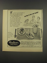 1956 Salton Hotray Ad - We like it hot and handy! - £14.50 GBP