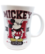 Disney Store Mickey Mouse Mug 1928 University Top of Class White Coffee ... - £12.05 GBP