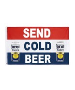 Send Cold Beer Corona Extra Novelty Flag Banner 3x5Feet Decor - $14.99