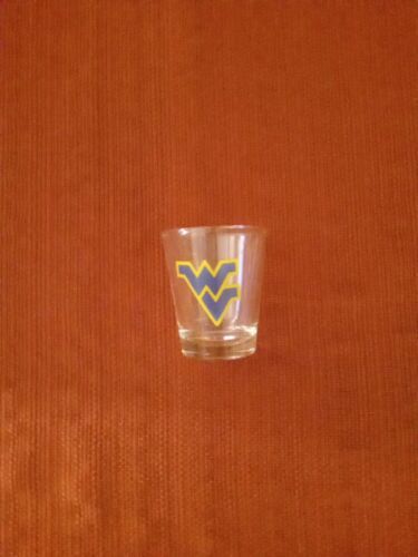 Primary image for West Virginia Mountaineers Drinking shot Glass   NCAA Glassware Pre-Owned