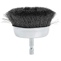 Forney 72732 Wire Cup Brush, Fine Crimped with 1/4-Inch Hex Shank, 3-Inc... - £10.21 GBP