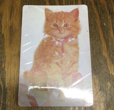 Vintage kitten playing cards in original packaging Joker card clown on unicycle - $19.75