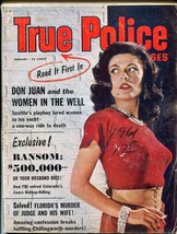 True Police Cases Magazine February 1961- Murder Wears A Halloween Mask - £25.14 GBP