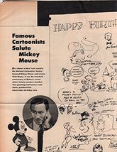 Walt Disney Mickey Mouse original clipping magazine photo 2pg 9x12 #Q6625 - £3.84 GBP
