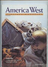 America West Airlines Magazine September 1987 Game Plan Collegiate Sports - £10.90 GBP