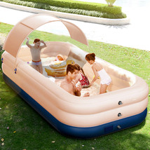 3 Layer Automatic Inflatable Swimming Pool Large pools for family / friends - £471.74 GBP
