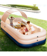 3 Layer Automatic Inflatable Swimming Pool Large pools for family / friends - £463.20 GBP