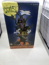 Lemax Spooky Town Trick Or Tree House Lighted 2006 Halloween Retired. Read - £31.11 GBP