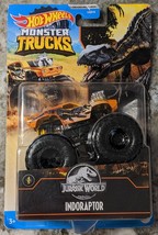 NIP Hot Wheels Monster Truck Jurassic World Indoraptor, New in Package - $7.50