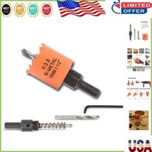 High-Performance 1.5 Inch Hole Saw Kit with Arbor &amp; Drill Bit for Versat... - $23.90 CAD