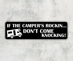 Camper funny car sticker window decal exterior vinyl decal  van life - £4.67 GBP