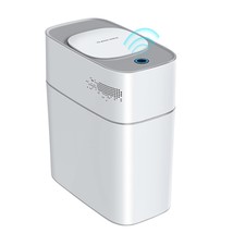 Bathroom Trash Can With Lid Automatic Garbage Can, 3 Gallon Slim Electric Waterp - £42.62 GBP