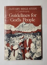 Guidelines For God&#39;s People  January Bible Study 1 Corinthians 1983 Fred... - £6.32 GBP