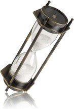 7&#39;&#39;Sand Timer Brass Hourglass Antique Nautical Maritime Compass Decorati... - £25.71 GBP