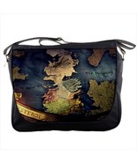 New Game Of Westeros Maps Custom Print Messenger Bag L - £24.71 GBP